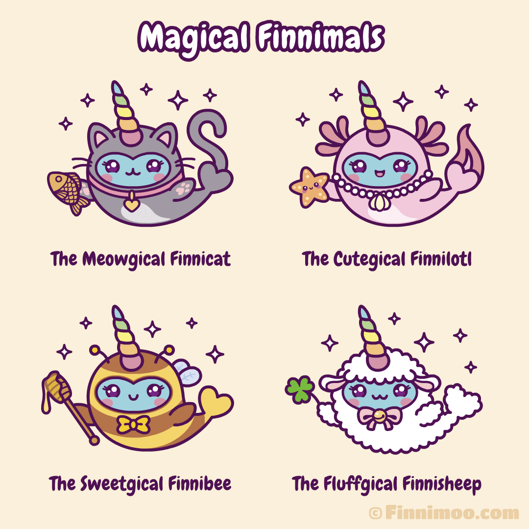 Magical Finnimals - Narwhal Wears Cute Animal Costumes